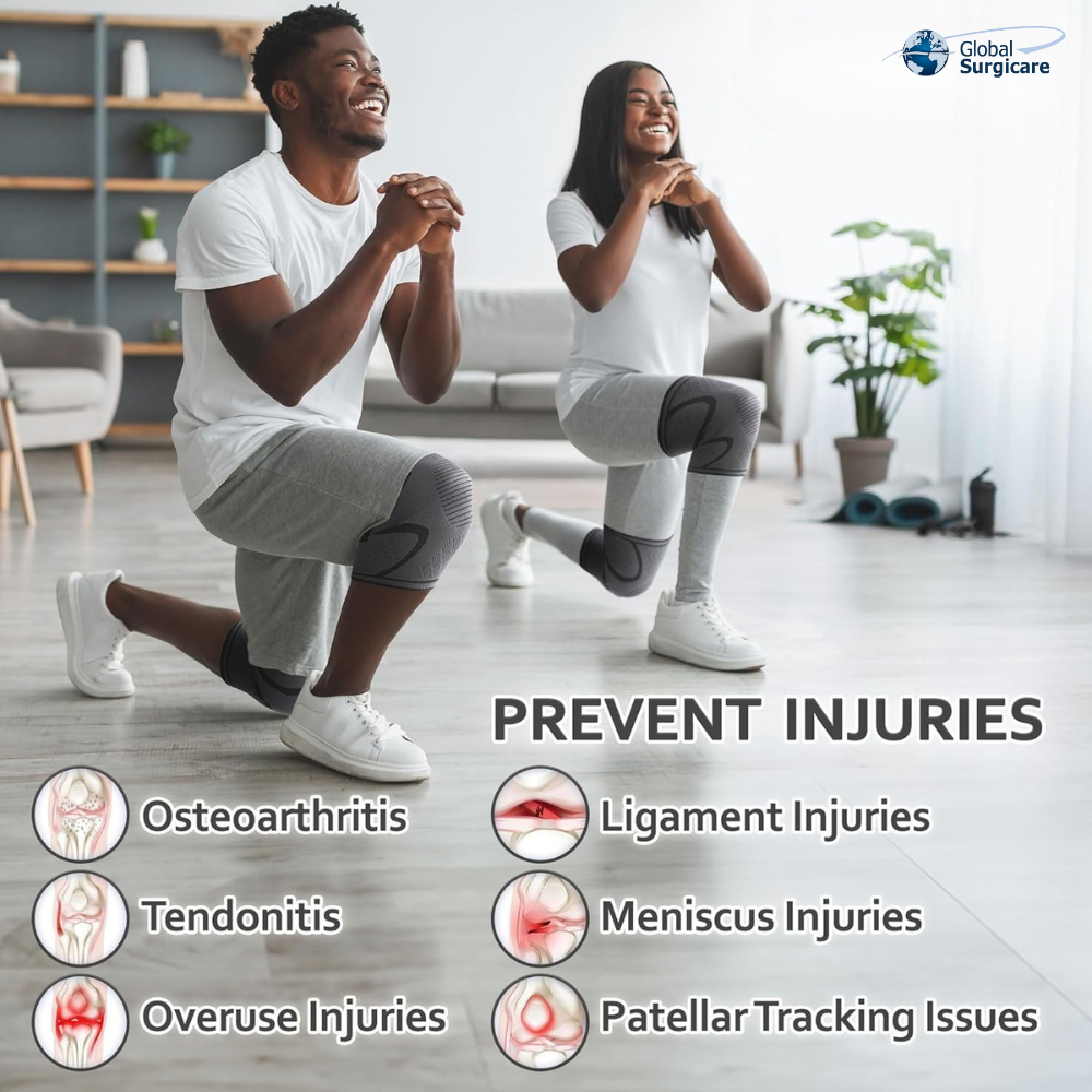 Advanced Knee Support Compression Sleeve for Active & Sports