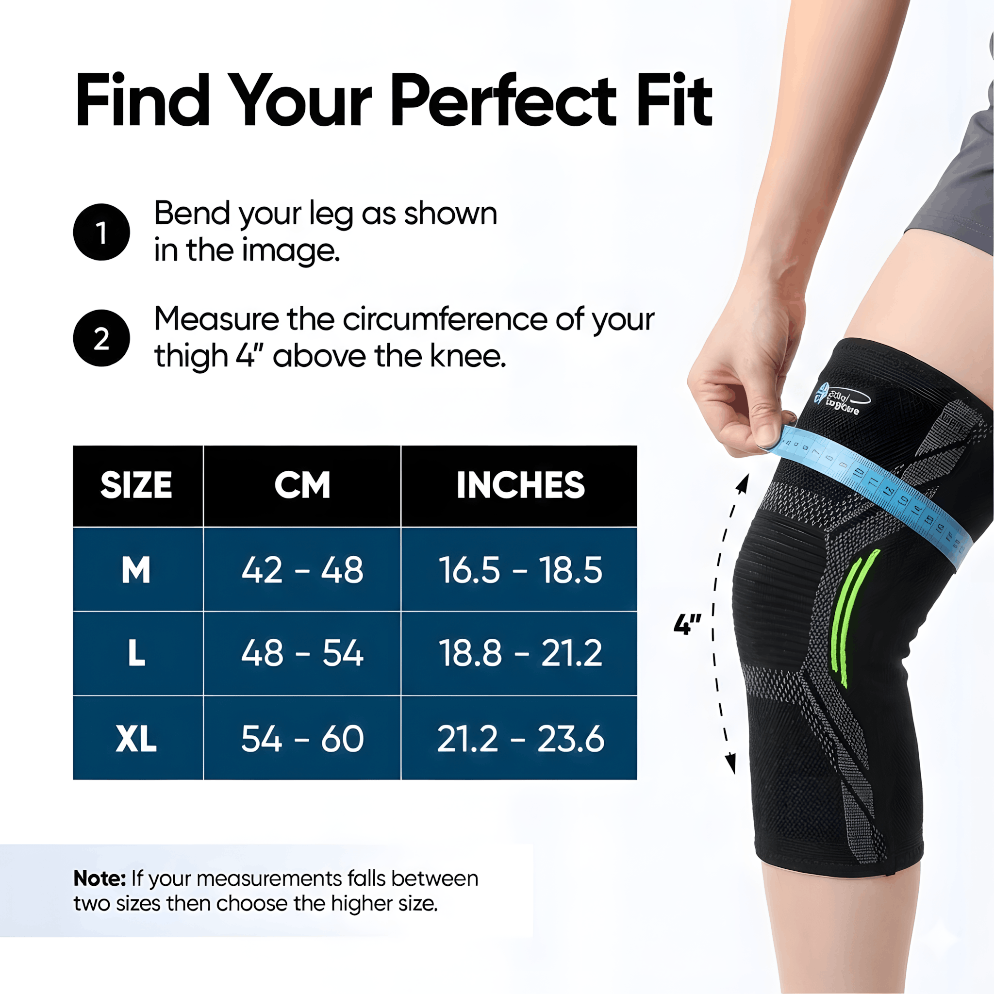 Knee Compression Sleeves for Gym & Sports